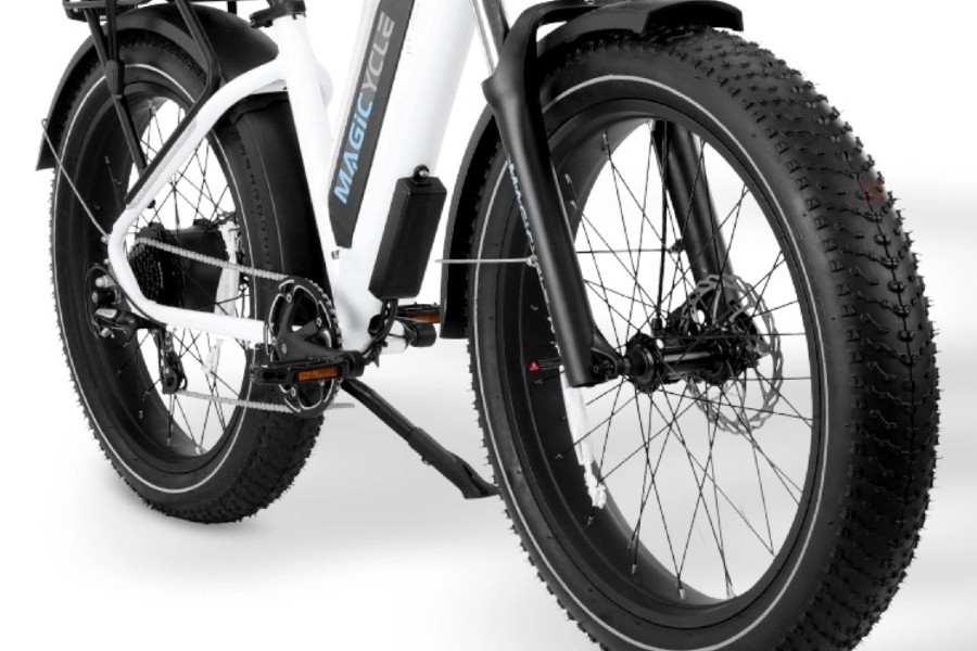 Different electric bike wheel