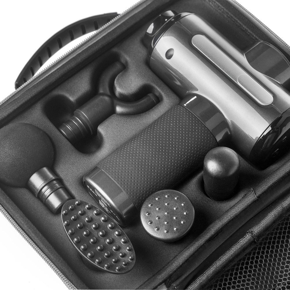 Massage Gun, Upgrade Percussion Muscle Massage Gun for Athletes, Handheld Deep Tissue Massager, Black