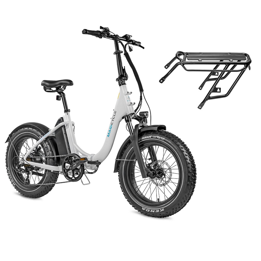 Limited Combo Sale - Magicycle Jaguarundi Foldable Ebike with Rear Rack
