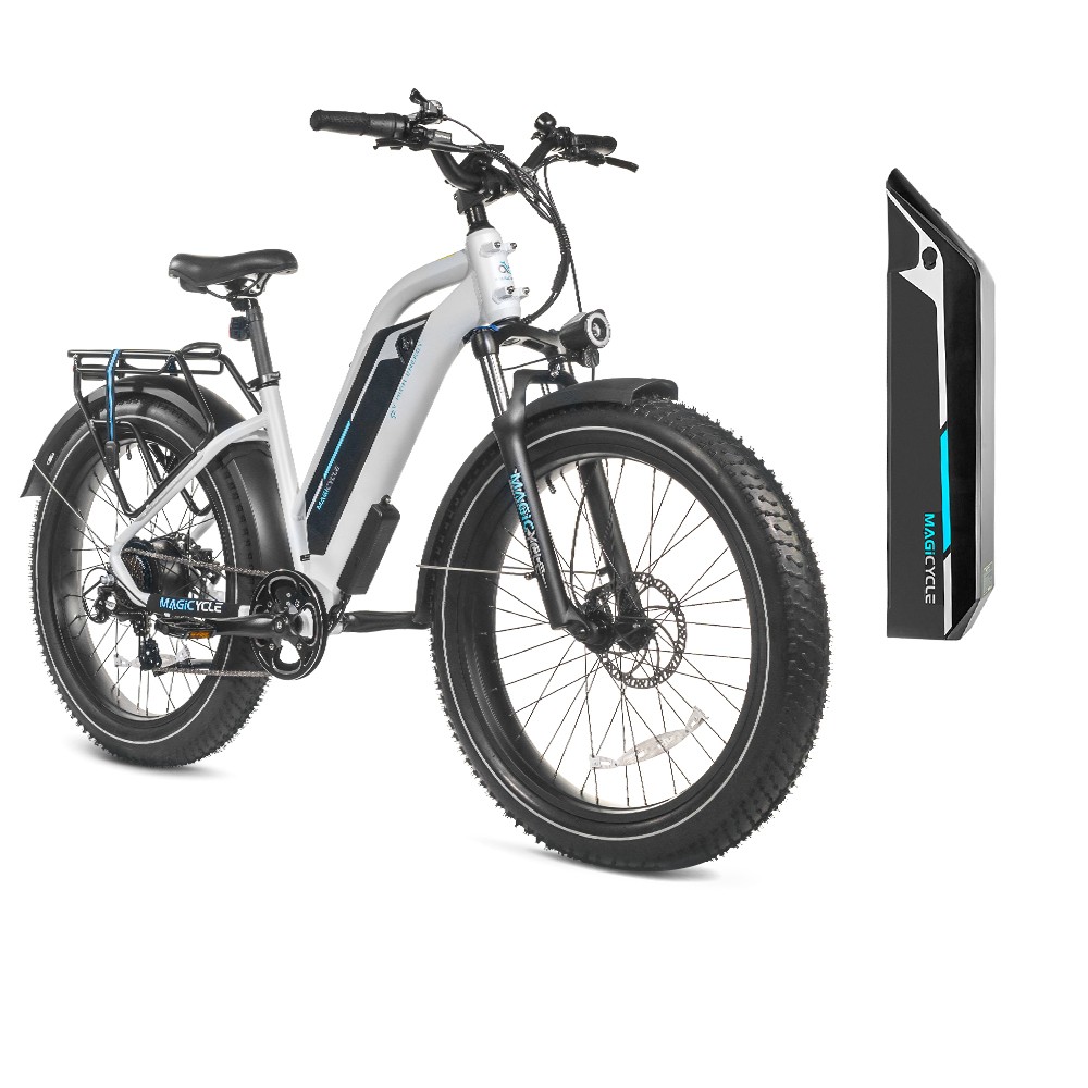Limited Combo Sale - Magicycle Cruiser Pro Step-thru Ebike with Second 52V 20Ah Battery