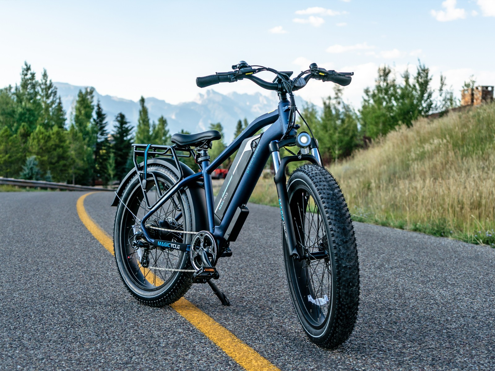 Limited Combo Sale - Magicycle Cruiser Pro Step-over Ebike Midnight Blue With Second 52V 20Ah Battery
