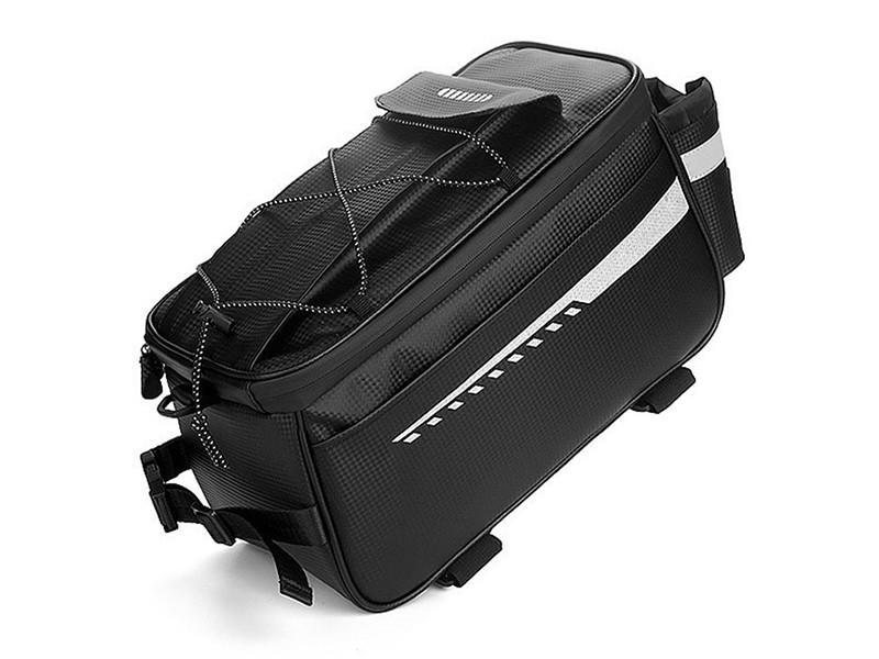 E-bike Rack Rear Carrier Bag 8L Insulated Trunk Cooler PU Leather Waterproof