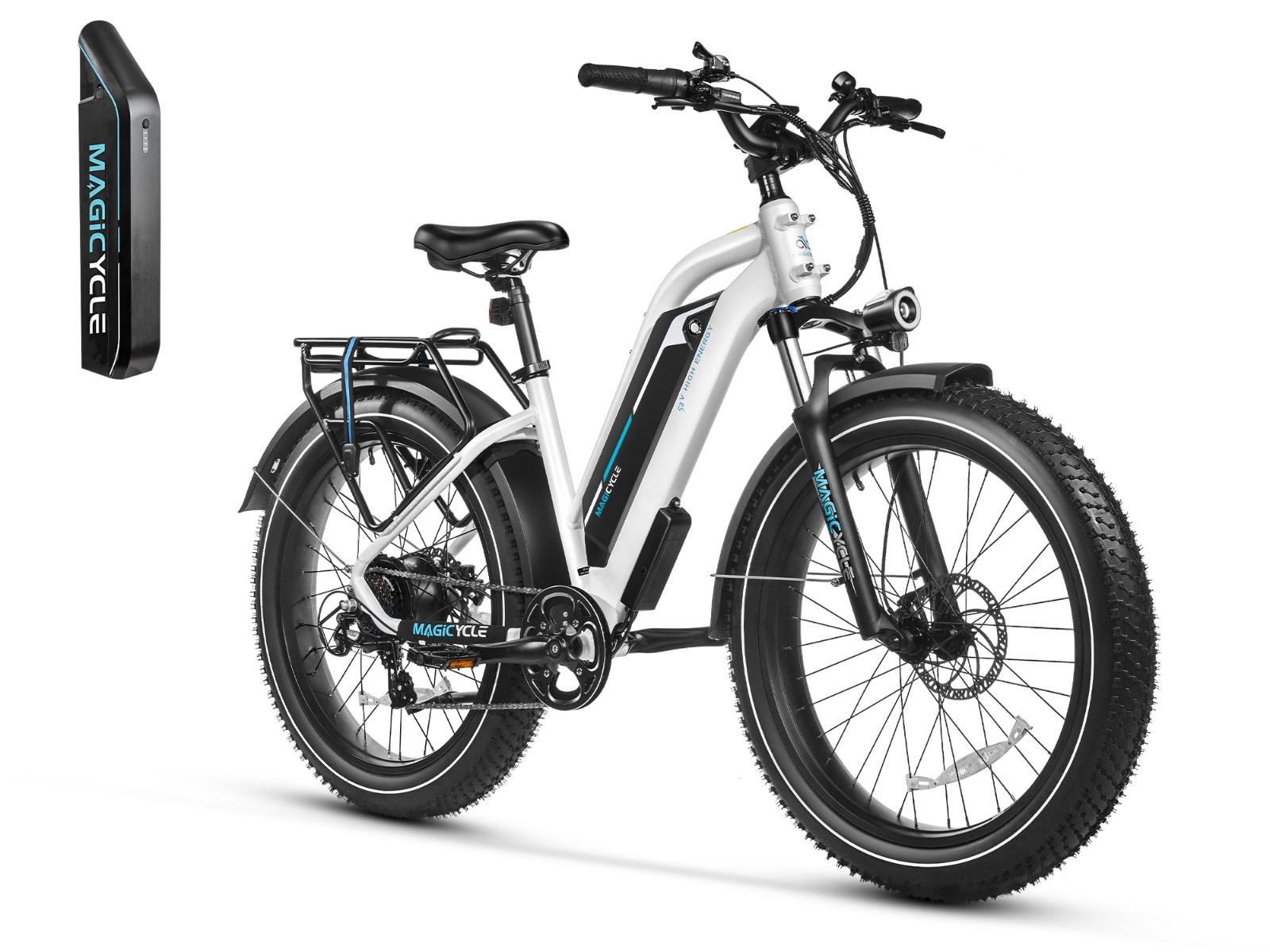 Combo Sale - Magicycle Cruiser Pro Step-thru  20Ah Ebike with Second 52V 15Ah Battery - Canada Only