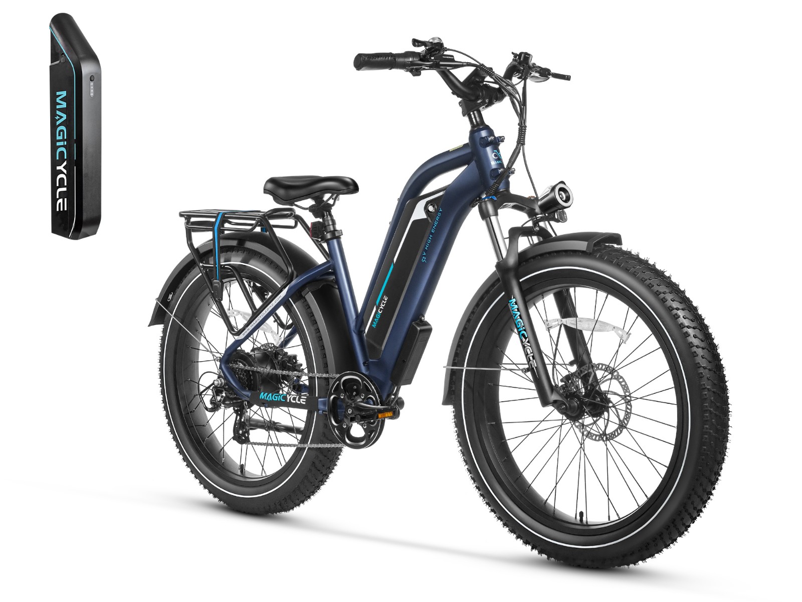 Combo Sale - Magicycle Cruiser Step-thru 52V 15Ah Ebike with Second 52V 15Ah Battery - Canada Only