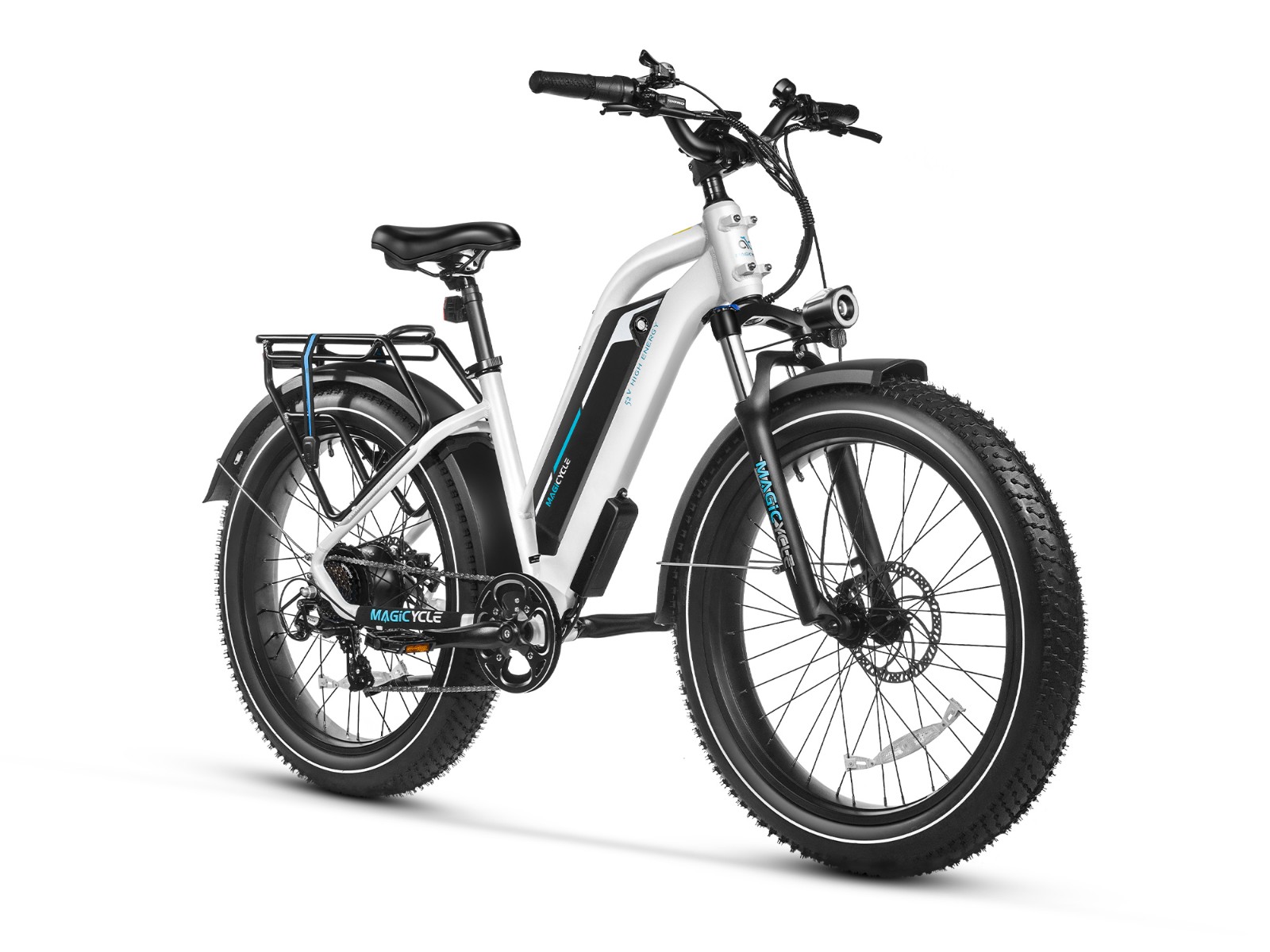 Combo Sale - Magicycle Cruiser Pro 52V  20Ah Mountain EBike - Midnight Blue & Pearl White - Canada Only