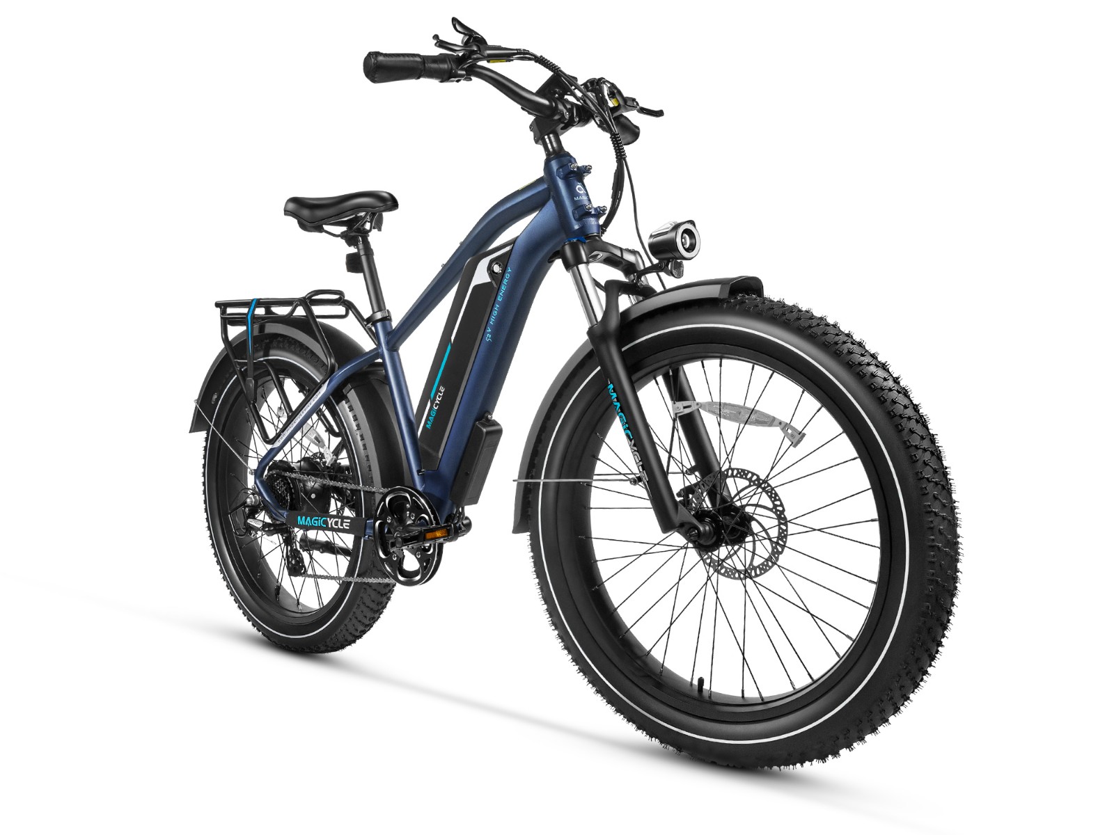 Combo Sale - Magicycle  52V 15 Ah Cruiser All Terrain Fat Tire Electric Bike Midnight Blue with Second 52V 15Ah Battery - Canada Only