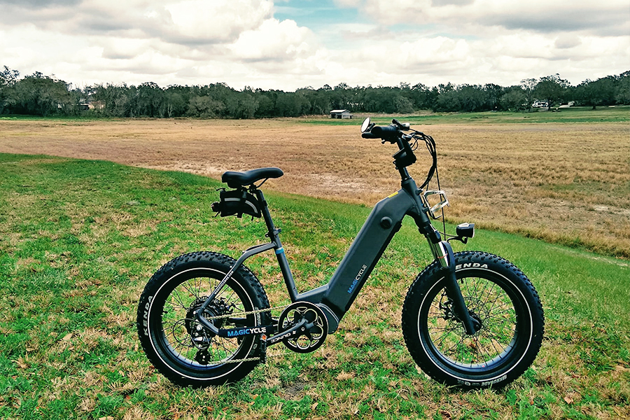 step thru long range electric bike